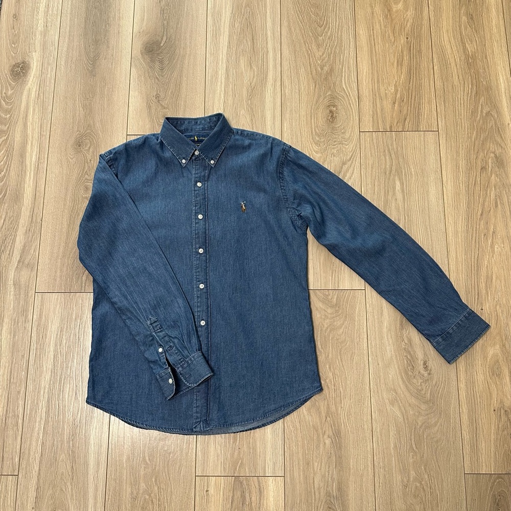 Men's Blue Denim Shirt
